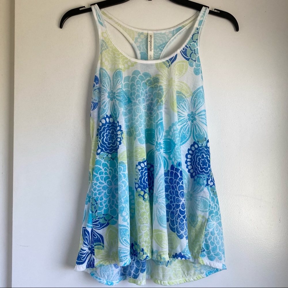 Floral Racerback Tank Top